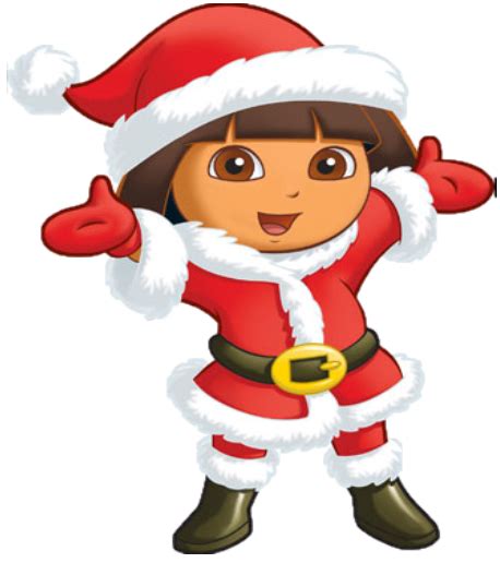 dora santa|dora santa claus.